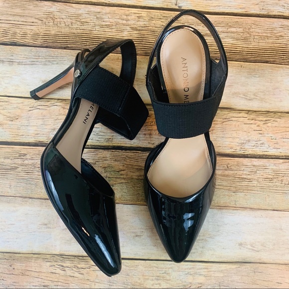 ANTONIO MELANI Shoes - Antonio Milano Black patent leather heel Pointed